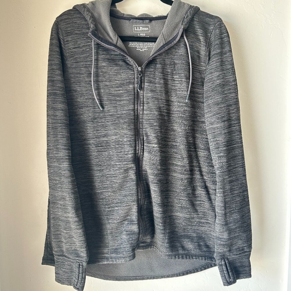 LL Bean Women's PrimaLoft ThermaStretch Fleece Full-Zip Hoodie